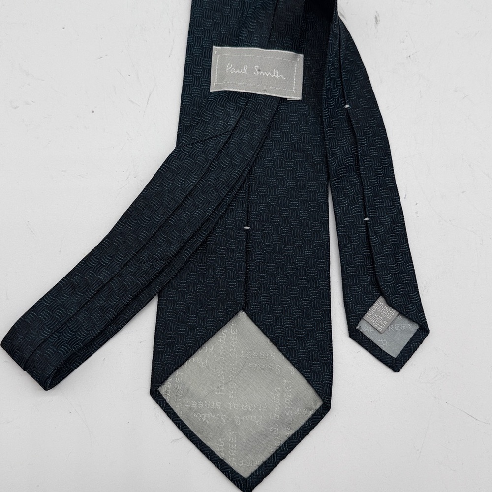 Paul Smith Dark Blue Geometric Tie